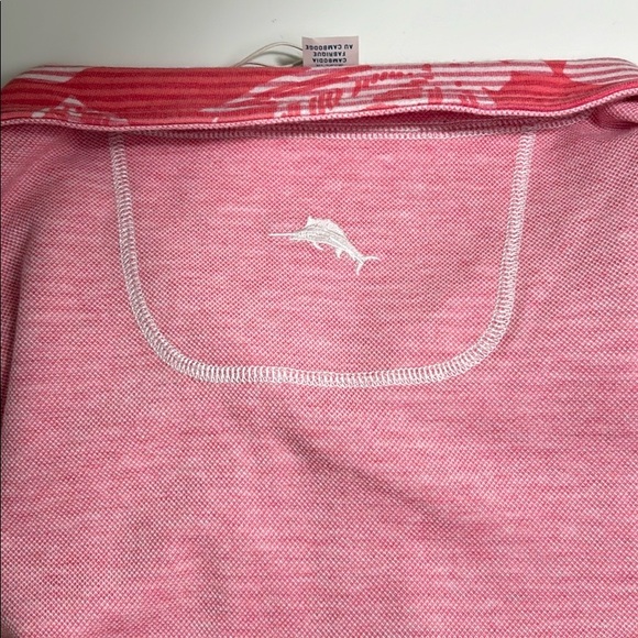 Tommy Bahama Costa Flora Reversible Half Zip - Picture 5 of 7